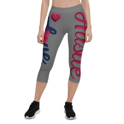 Love The Hustle™ USA Color Way Capri Leggings