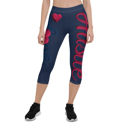 Love The Hustle™ USA Color Way Capri Leggings