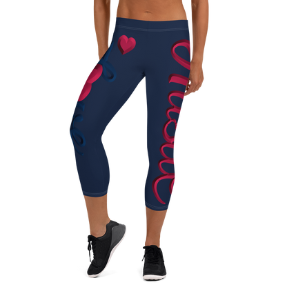 Love The Hustle™ USA Color Way Capri Leggings