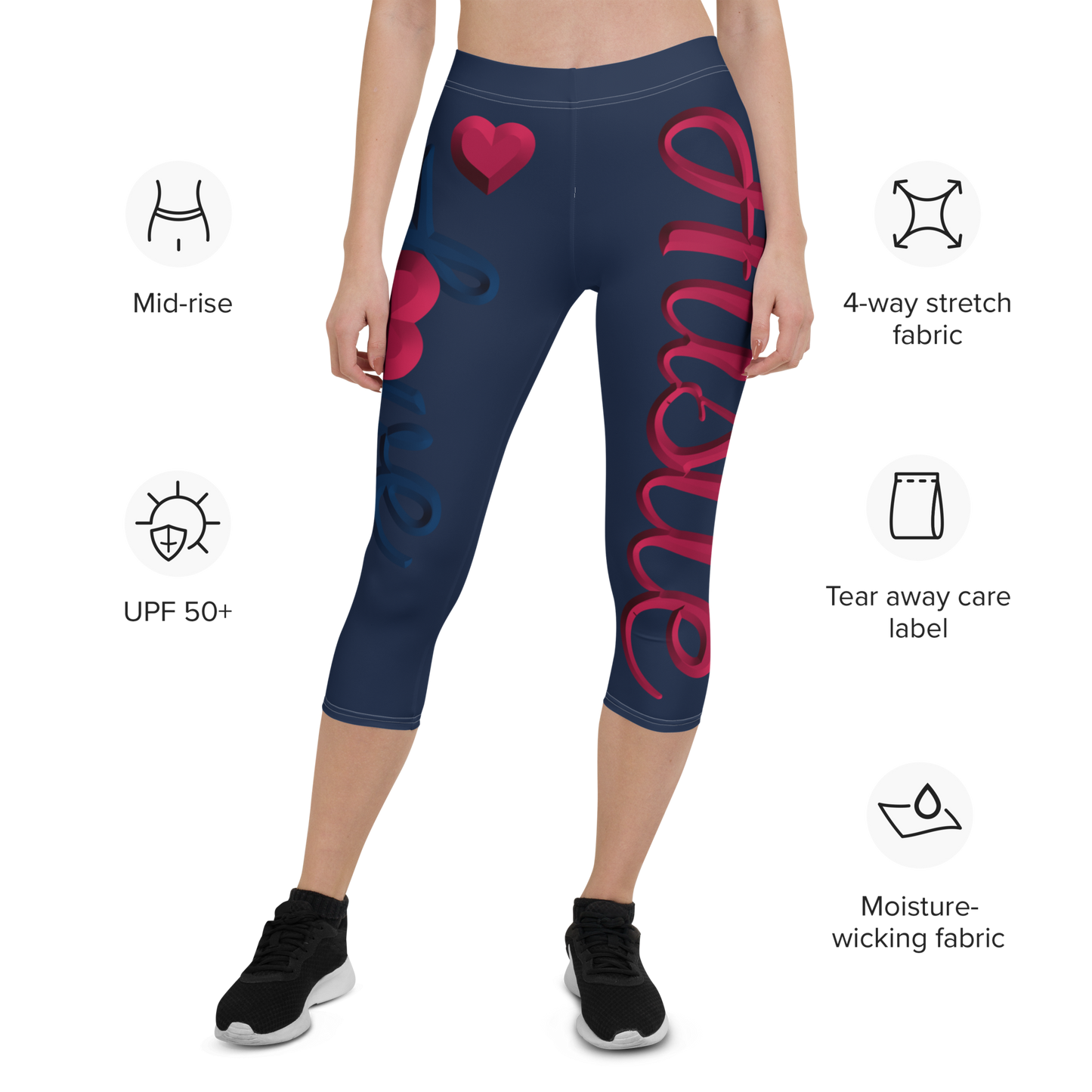 Leggings capri Love The Hustle™ USA Color Way