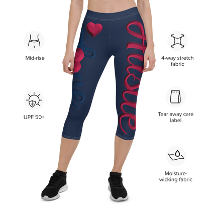 Love The Hustle™ USA Color Way Capri Leggings