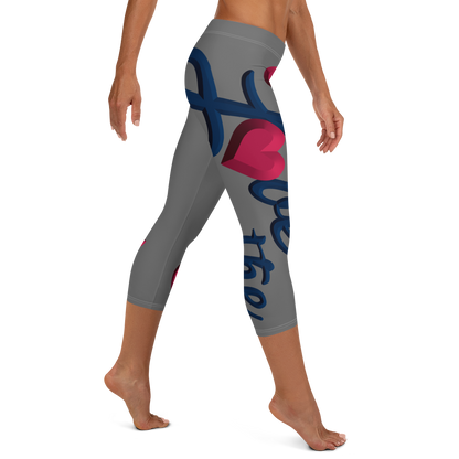 Love The Hustle™ USA Color Way Capri Leggings