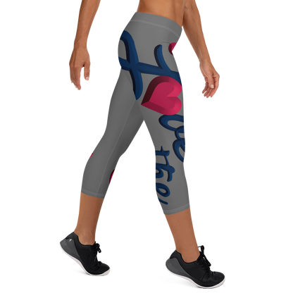 Love The Hustle™ USA Color Way Capri Leggings