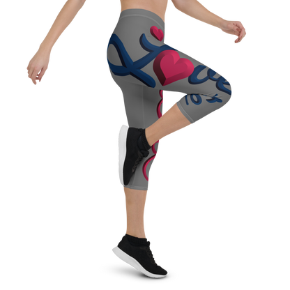 Love The Hustle™ USA Color Way Capri Leggings