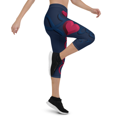 Love The Hustle™ USA Color Way Capri Leggings