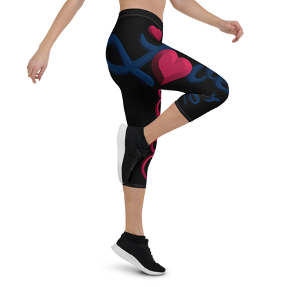 Love The Hustle™ USA Color Way Capri Leggings