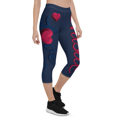 Love The Hustle™ USA Color Way Capri Leggings
