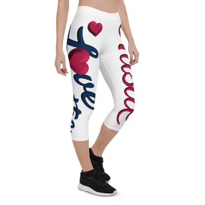 Love The Hustle™ USA Color Way Capri Leggings