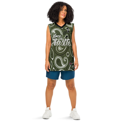 Love The Hustle® League Personalized Uni Premium Basketball Jersey Camo Squad