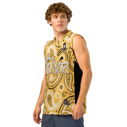 Love The Hustle® League Personalized Uni Premium Basketball Jersey Yellow Squad