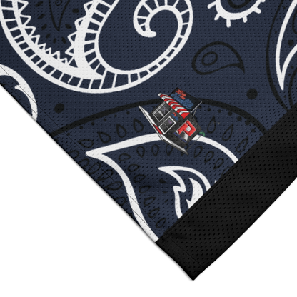 Love The Hustle® League Personalized Uni Premium Basketball Jersey Navy Squad