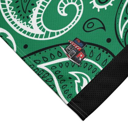 Love The Hustle® League Personalized Uni Premium Basketball Jersey Green Squad
