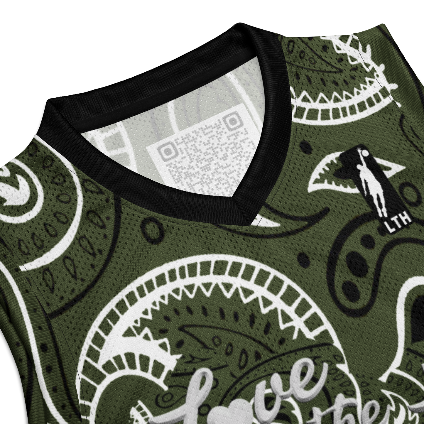 Love The Hustle® League Personalized Uni Premium Basketball Jersey Camo Squad