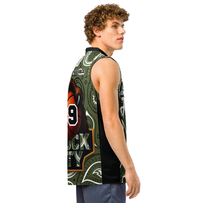 Love The Hustle® League Personalized Uni Premium Basketball Jersey Camo Squad