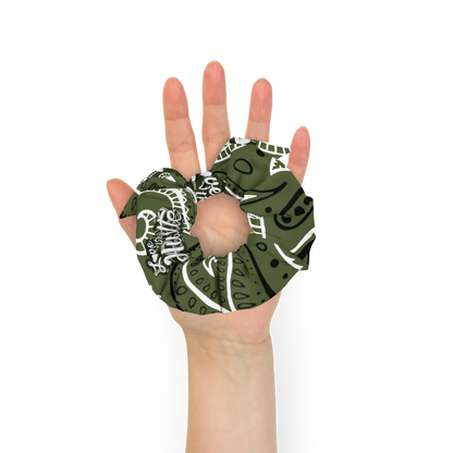 Love The Hustle™ Bandana Hair Scrunchie – Sustainable, Stretch + Bow Collection