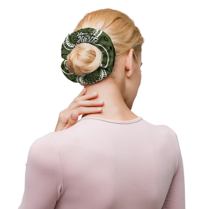 Love The Hustle™ Bandana Hair Scrunchie – Sustainable, Stretch + Bow Collection