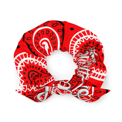 Love The Hustle™ Bandana Hair Scrunchie – Sustainable, Stretch + Bow Collection