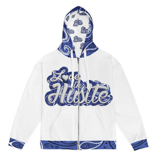 Collection de sweats à capuche zippés unisexes Love The Hustle™ Bandana
