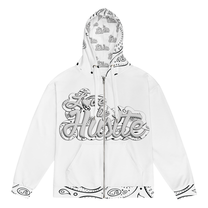 Love The Hustle™ Bandana Unisex Zip Hoodie Collection