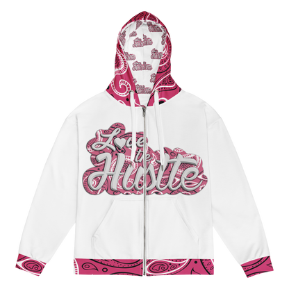 Love The Hustle Bandana Unisex Zip Hoodie Collection II