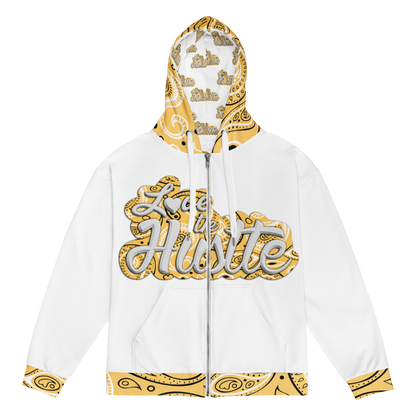 Love The Hustle™ Bandana Unisex Zip Hoodie Collection