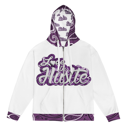 Love The Hustle™ Bandana Unisex Zip Hoodie Collection