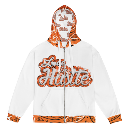 Love The Hustle Bandana Unisex Zip Hoodie Collection II