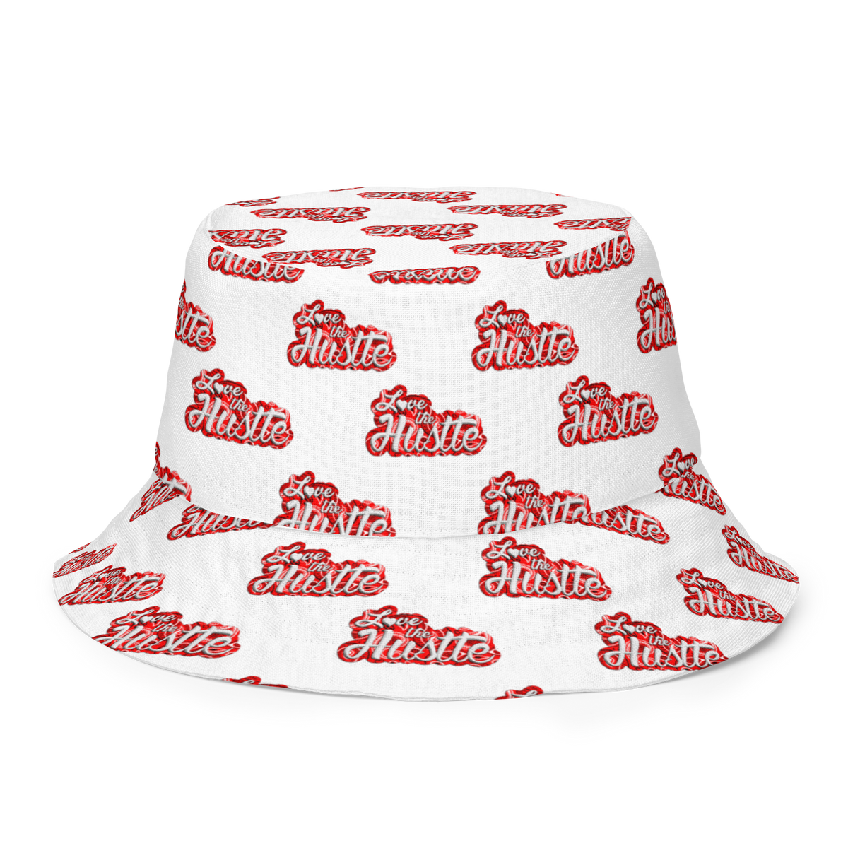 Love The Hustle® Gorro de pescador reversible de bandana con mini motivos atados