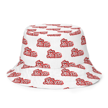 Love The Hustle® Gorro de pescador reversible de bandana con mini motivos atados