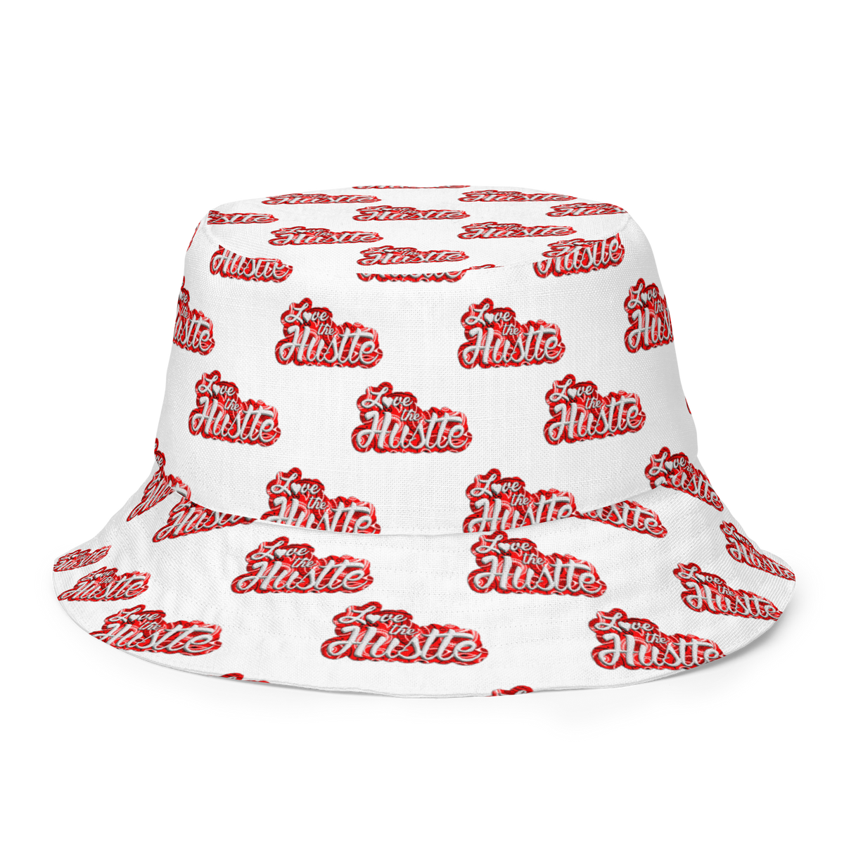 Love The Hustle® Gorro de pescador reversible de bandana con mini motivos atados