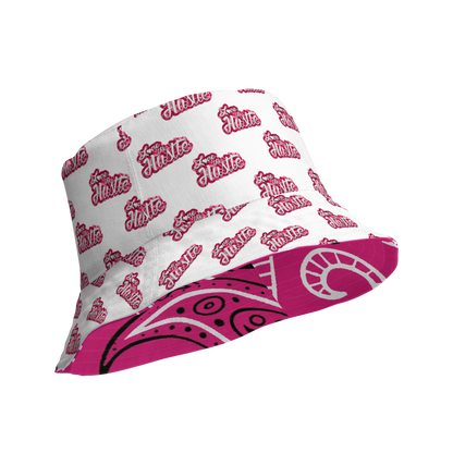 Love The Hustle® Gorro de pescador reversible de bandana con mini motivos atados