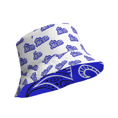 Love The Hustle® Gorro de pescador reversible de bandana con mini motivos atados