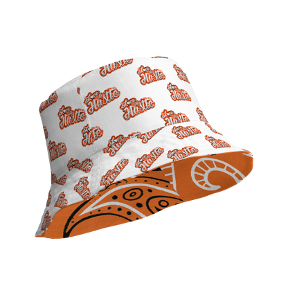 Love The Hustle® Gorro de pescador reversible de bandana con mini motivos atados