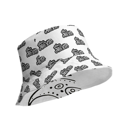 Love The Hustle® Gorro de pescador reversible de bandana con mini motivos atados