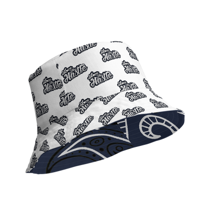 Love The Hustle® Gorro de pescador reversible de bandana con mini motivos atados