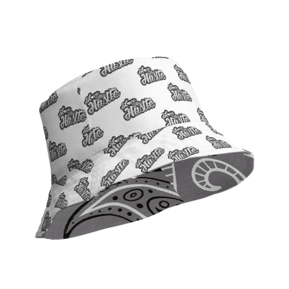 Love The Hustle® Gorro de pescador reversible de bandana con mini motivos atados