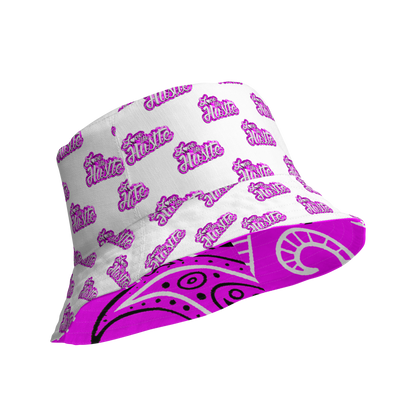 Love The Hustle® Gorro de pescador reversible de bandana con mini motivos atados