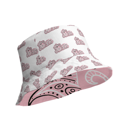 Love The Hustle® Gorro de pescador reversible de bandana con mini motivos atados