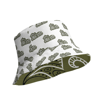 Love The Hustle™ Bandana Reversible Tyled Mini Motifs Bucket Hat