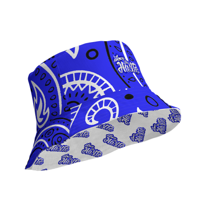 Love The Hustle® Gorro de pescador reversible de bandana con mini motivos atados