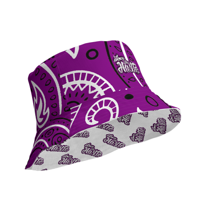 Love The Hustle® Gorro de pescador reversible de bandana con mini motivos atados