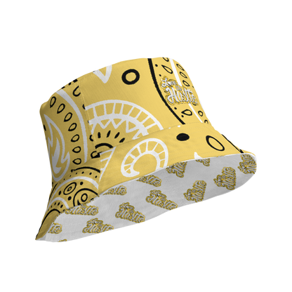 Love The Hustle® Gorro de pescador reversible de bandana con mini motivos atados