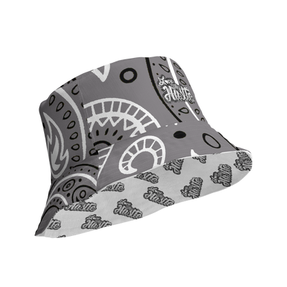 Love The Hustle® Gorro de pescador reversible de bandana con mini motivos atados