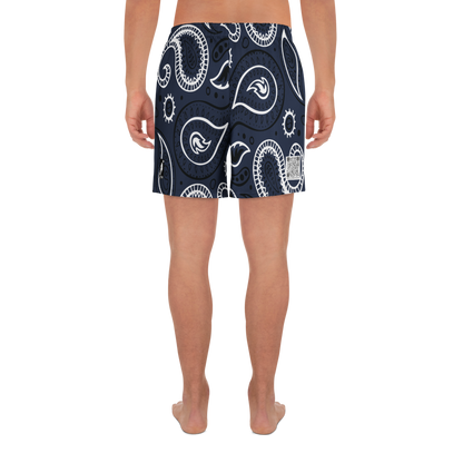 Love The Hustle® Personalized Uni Athletic Long Shorts Navy Squad