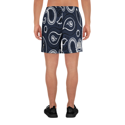 Love The Hustle® Personalized Uni Athletic Long Shorts Navy Squad