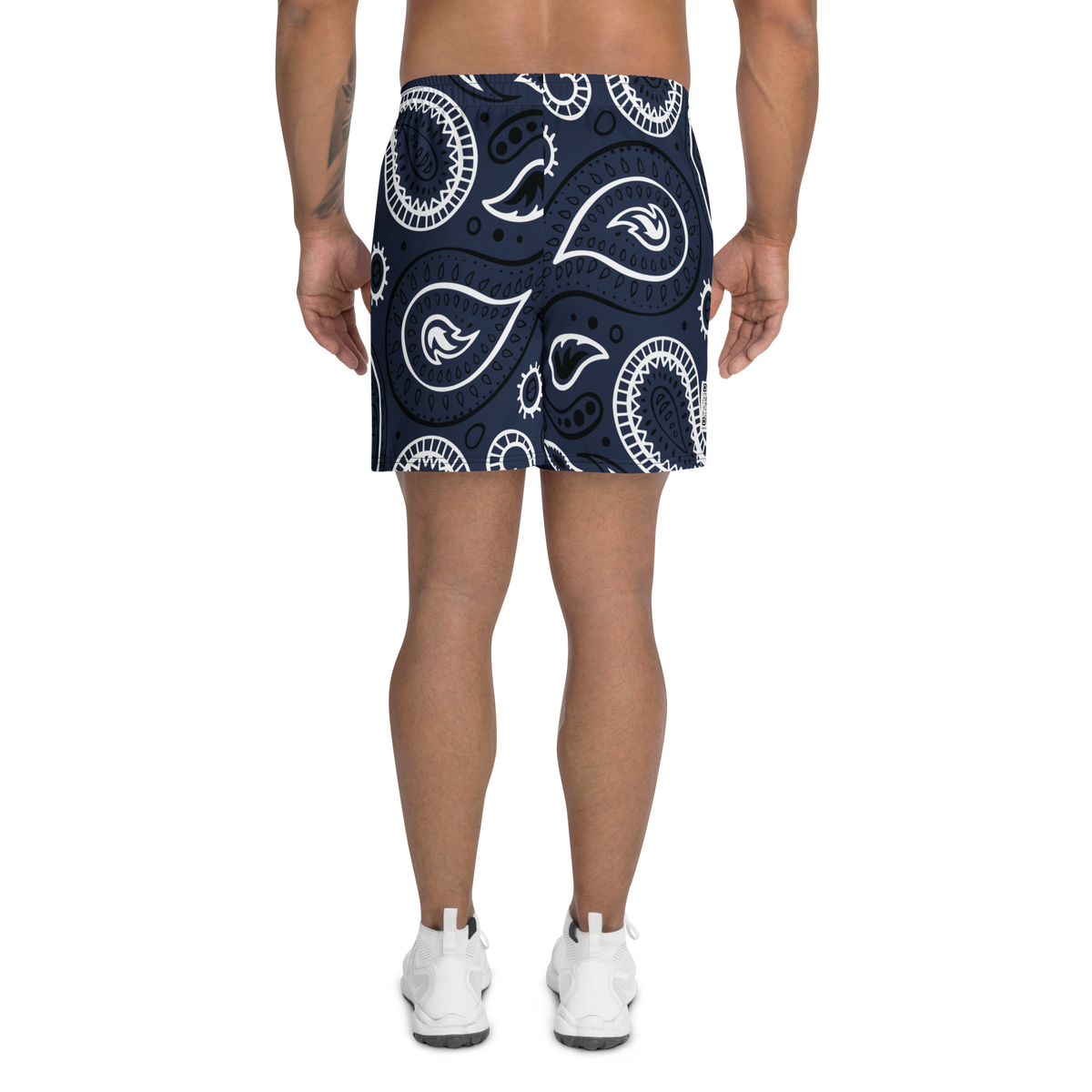 Love The Hustle® Personalized Uni Athletic Long Shorts Navy Squad
