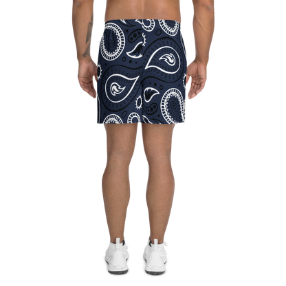 Love The Hustle® Personalized Uni Athletic Long Shorts Navy Squad