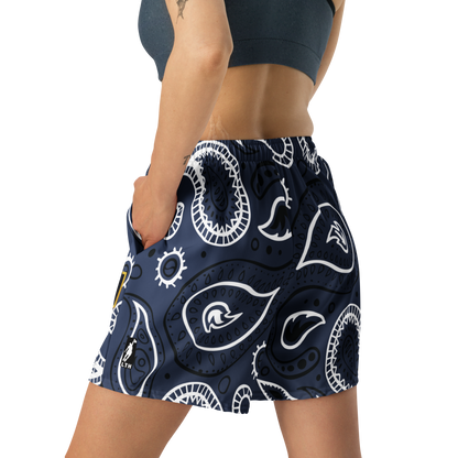 Love The Hustle® Personalized Uni Athletic Long Shorts Navy Squad