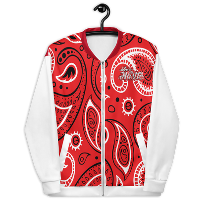Blouson aviateur unisexe Love The Hustle™, hauts rouges