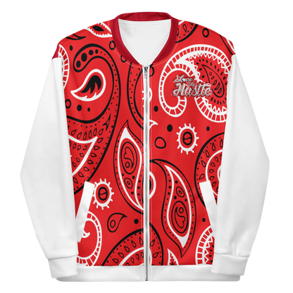 Blouson aviateur unisexe Love The Hustle™, hauts rouges